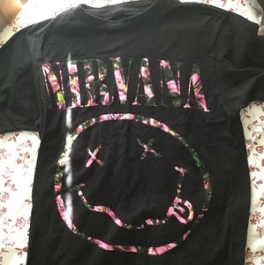 Floral Nirvana graphic tee